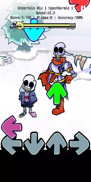 FNF Undertale Mix Door Lore Captura de tela 1