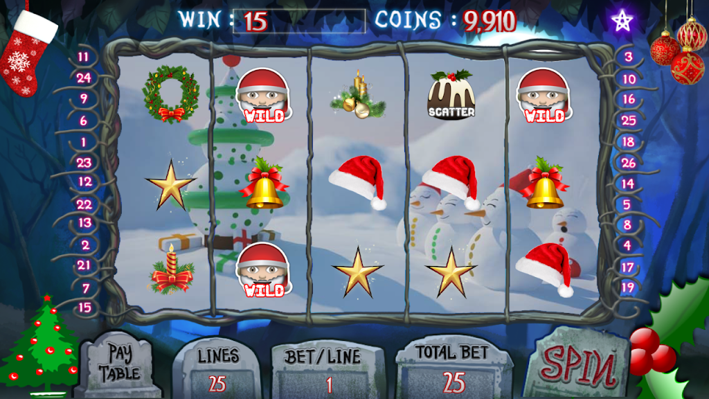 Christmas Jackpot : Real Casino Slot Master 777 Tangkapan skrin 2