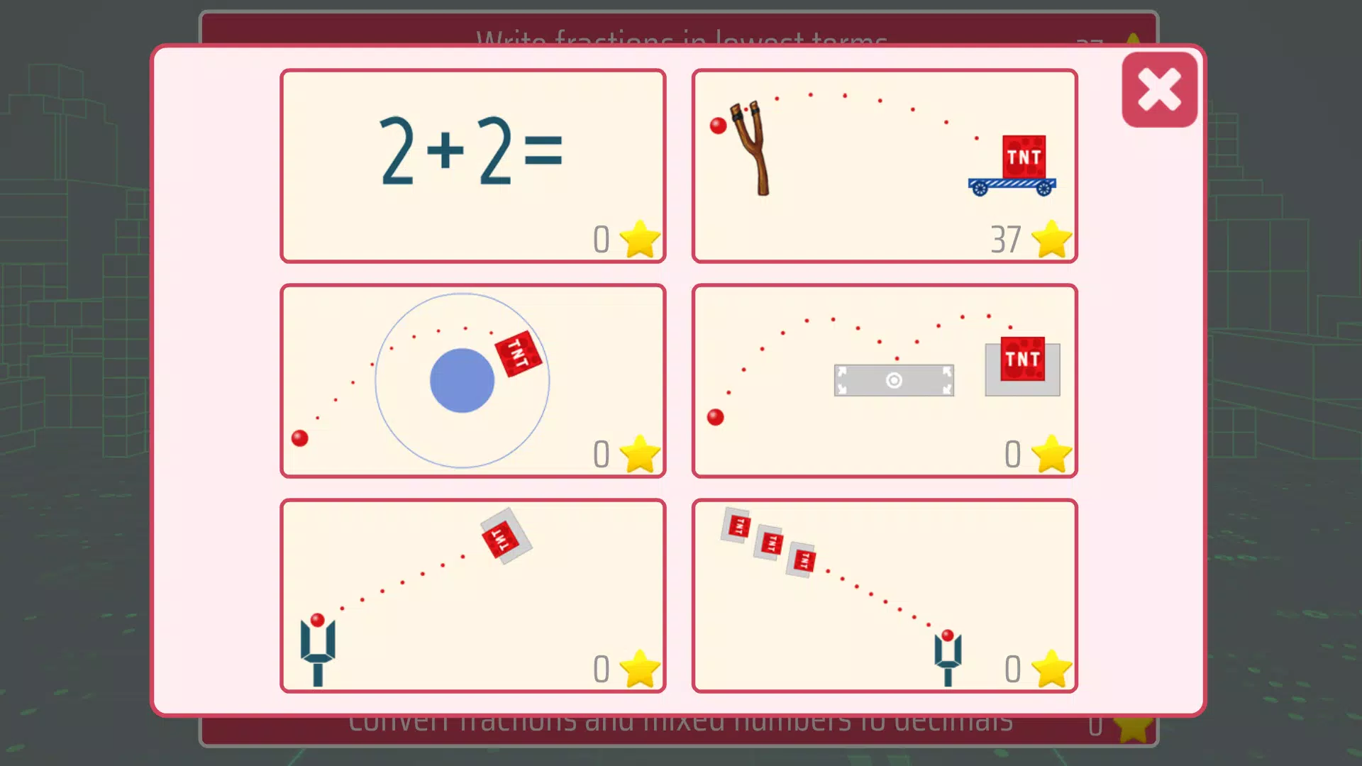 Fractions and mixed numbers 스크린샷 1