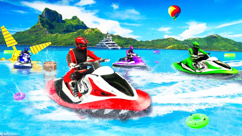 Jet Ski Racing Simulator Games Captura de tela 2