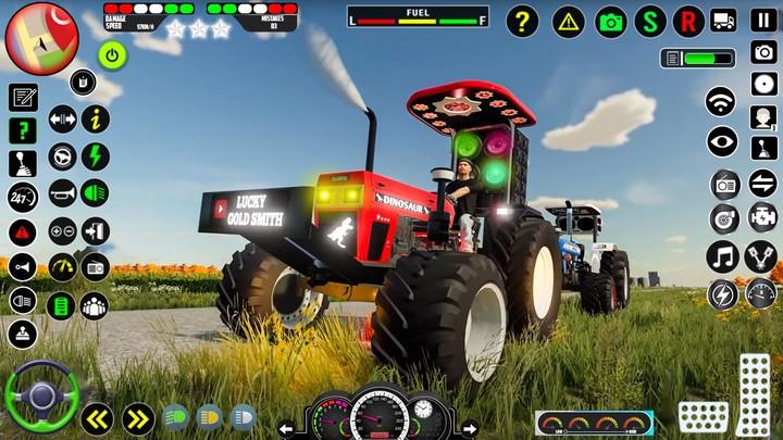 Real Farm Indian Tractor Game स्क्रीनशॉट 0