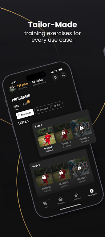 Ballers App: Football Training 스크린샷 1