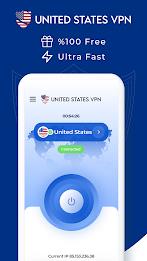 VPN USA - Get United States IP スクリーンショット 0