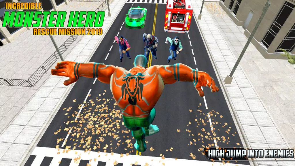 Incredible Monster Superhero Crime City 2018應用截圖第1張