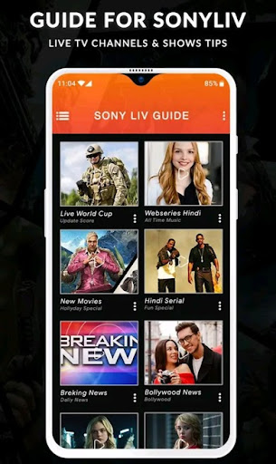 SonyLiv - Live TV Shows, Cricket & Movies Guide Screenshot 2