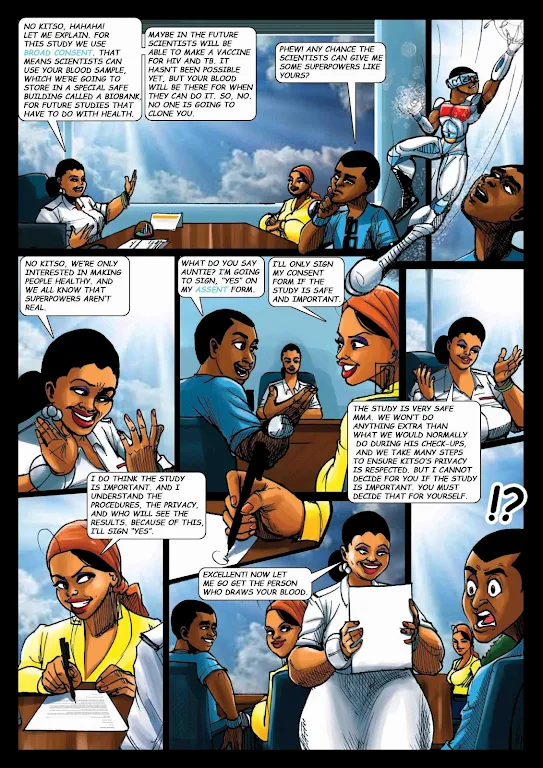 Botswana Baylor Comic Book Setswana Zrzut ekranu 1