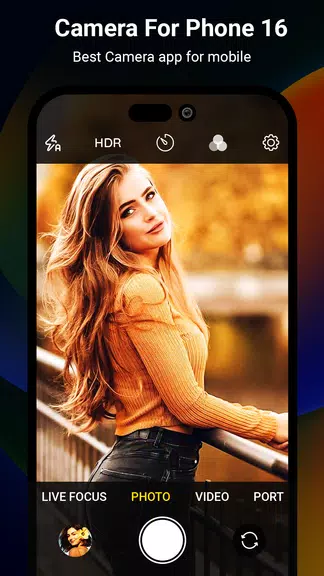 Camera iPhone 16 - OS18 Camera Screenshot 1