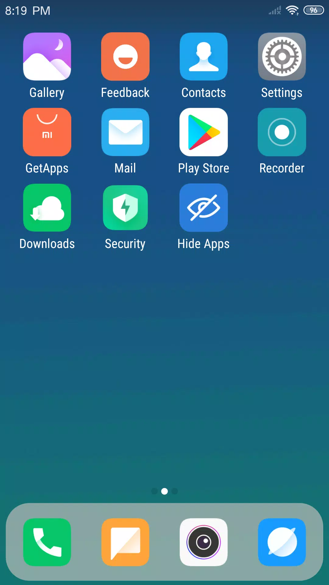 X Launcher स्क्रीनशॉट 0