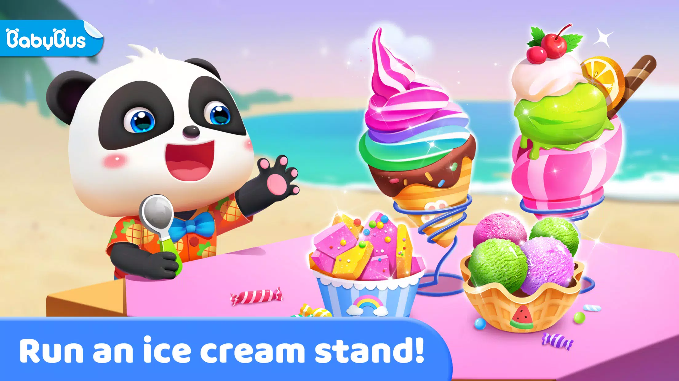 Little Panda’s Ice Cream Stand Capture d'écran 0