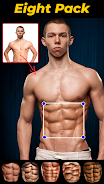 Six pack abs editor for Men Schermafbeelding 0