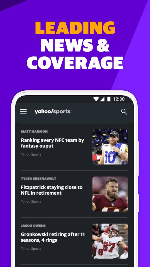 Yahoo Sports Screenshot 2