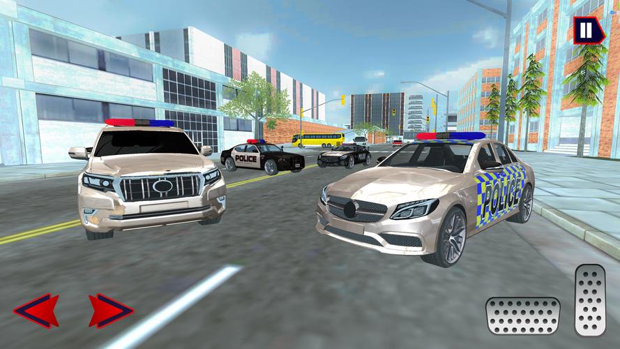 US Police Prado: City Car Скриншот 0