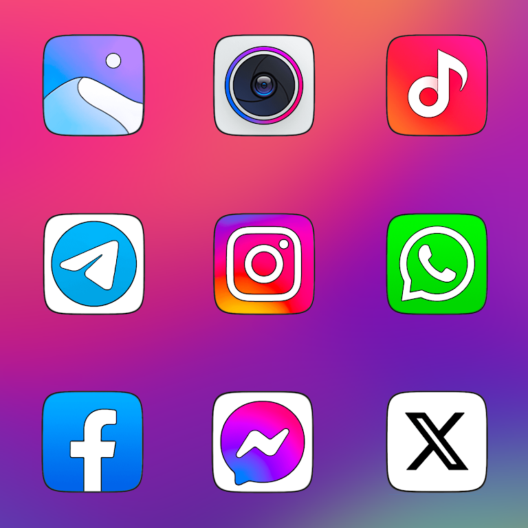 MIUl Carbon Icon Pack Mod Скриншот 2