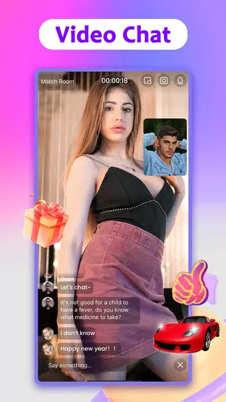 MatchU-Live, Meet People, Chat स्क्रीनशॉट 1