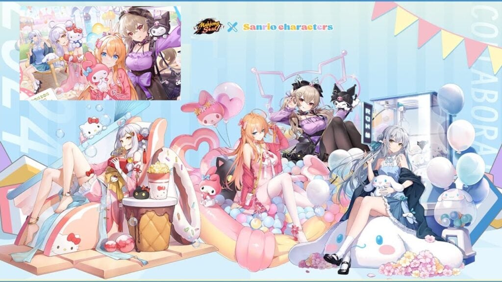 Mahjong Soul faz parceria com Sanrio para roupas e acessórios fofos