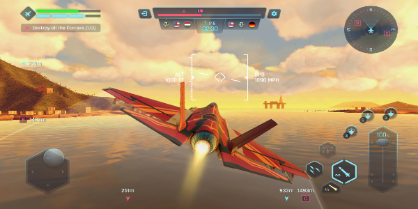 Sky Warriors: Airplane Games Ảnh chụp màn hình 2