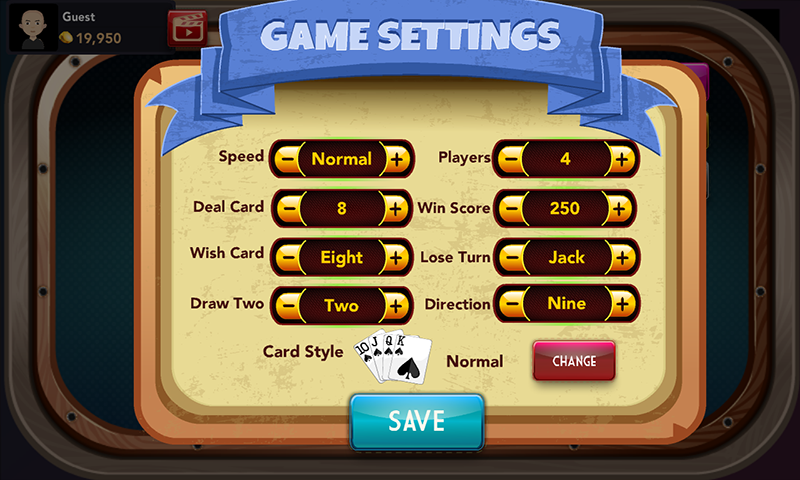 Offline Crazy Eights - Free Card Game Screenshot 1