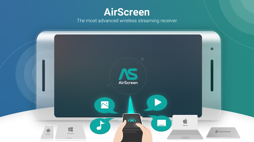 AirScreen - AirPlay & Cast Tangkapan skrin 0