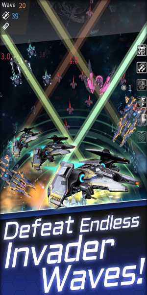 Space Wars: Idle Defense 스크린샷 1