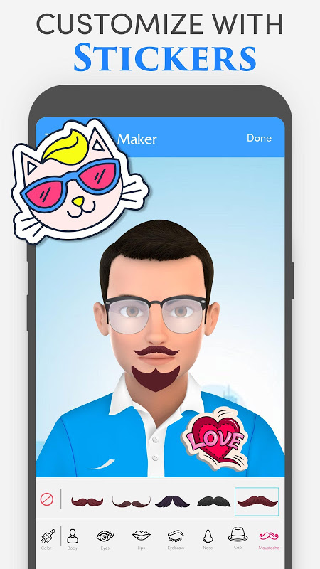 Avatar Maker: Personal Character, Sticker Maker應用截圖第1張