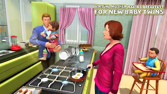 Virtual Mother Baby Twins Скриншот 3