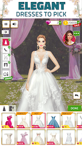 Hochzeitdesigner: Kleiddressup Capture d'écran 0