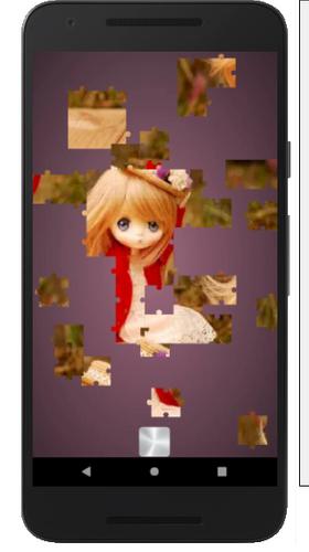 Cute Dolls Jigsaw Slide Puzzle Captura de pantalla 0