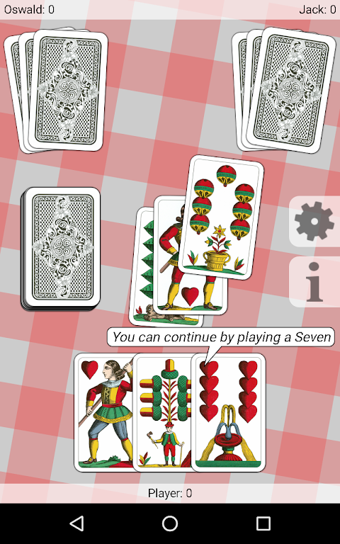 Seven - Card Game স্ক্রিনশট 1