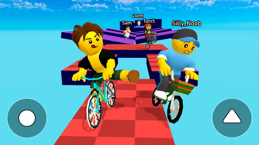 Obby bike: Parkour Adventure स्क्रीनशॉट 3