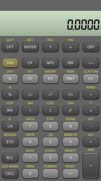 BA Financial Calculator Captura de tela 1