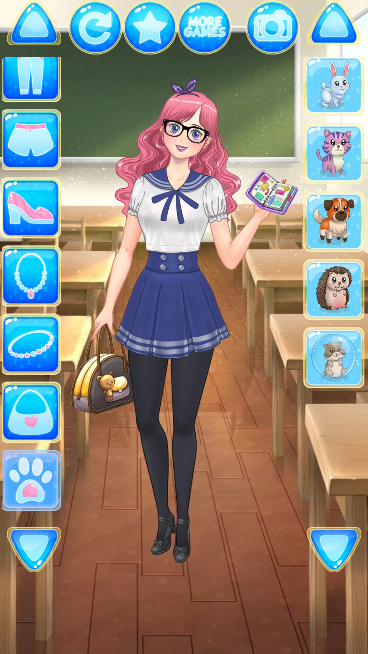 High School Anime Dress Up ဖန်သားပြင်ဓာတ်ပုံ 1
