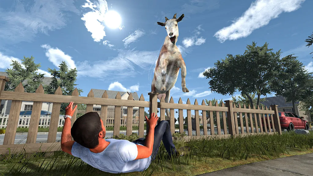 Goat Sim Crazy City Simulator Скриншот 2