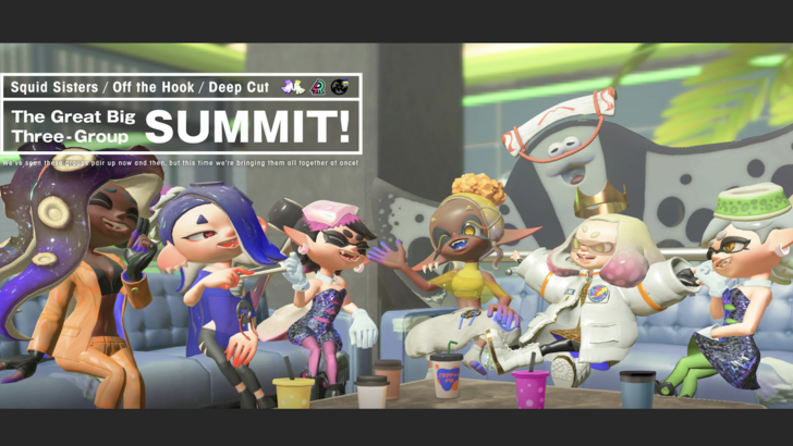 Revista de Nintendo presenta cumbre de grupos musicales de Splatoon