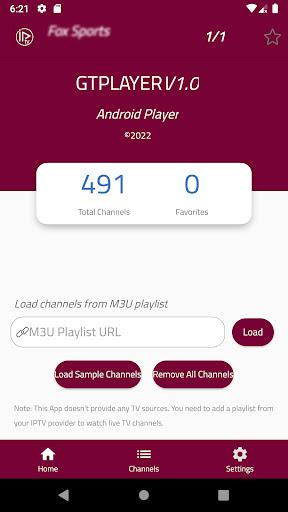 GT IPTV PLAYER Tangkapan skrin 1