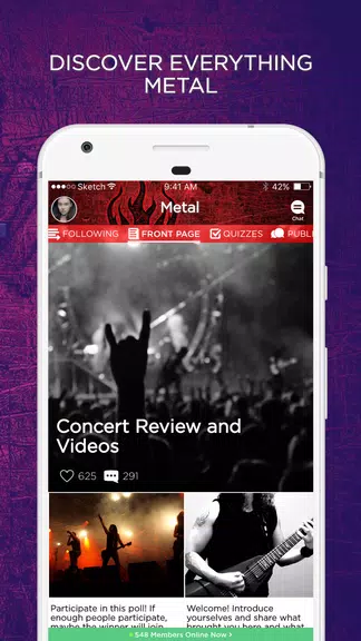 Metal Amino for Heavy Metal Music Fan Schermafbeelding 0