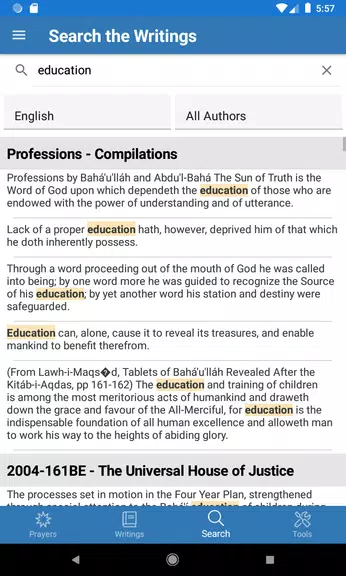 Baha’i Prayers and Writings應用截圖第3張