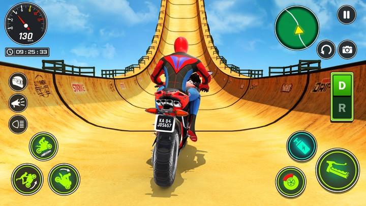 Superhero Bike Stunt Games GT स्क्रीनशॉट 1