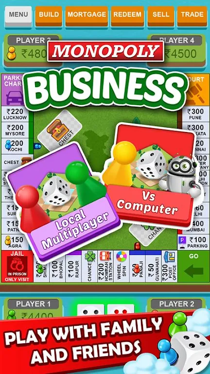 Vyapari Game : Business Dice Board Game Tangkapan skrin 1