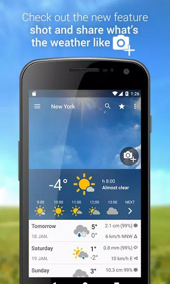 3B Meteo - Weather Forecasts Ảnh chụp màn hình 0