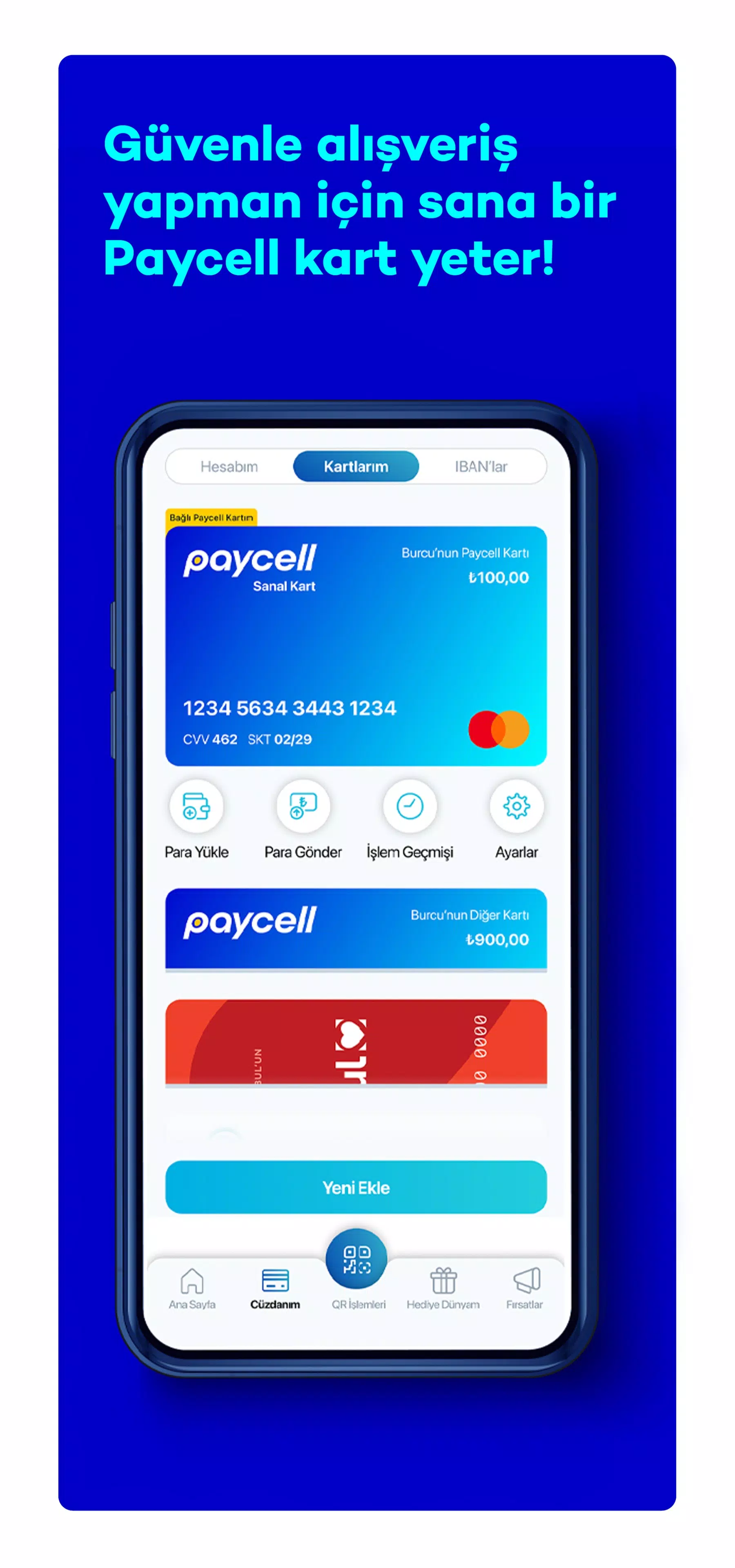 Paycell – Cüzdan, Ödeme, Kart Captura de pantalla 3