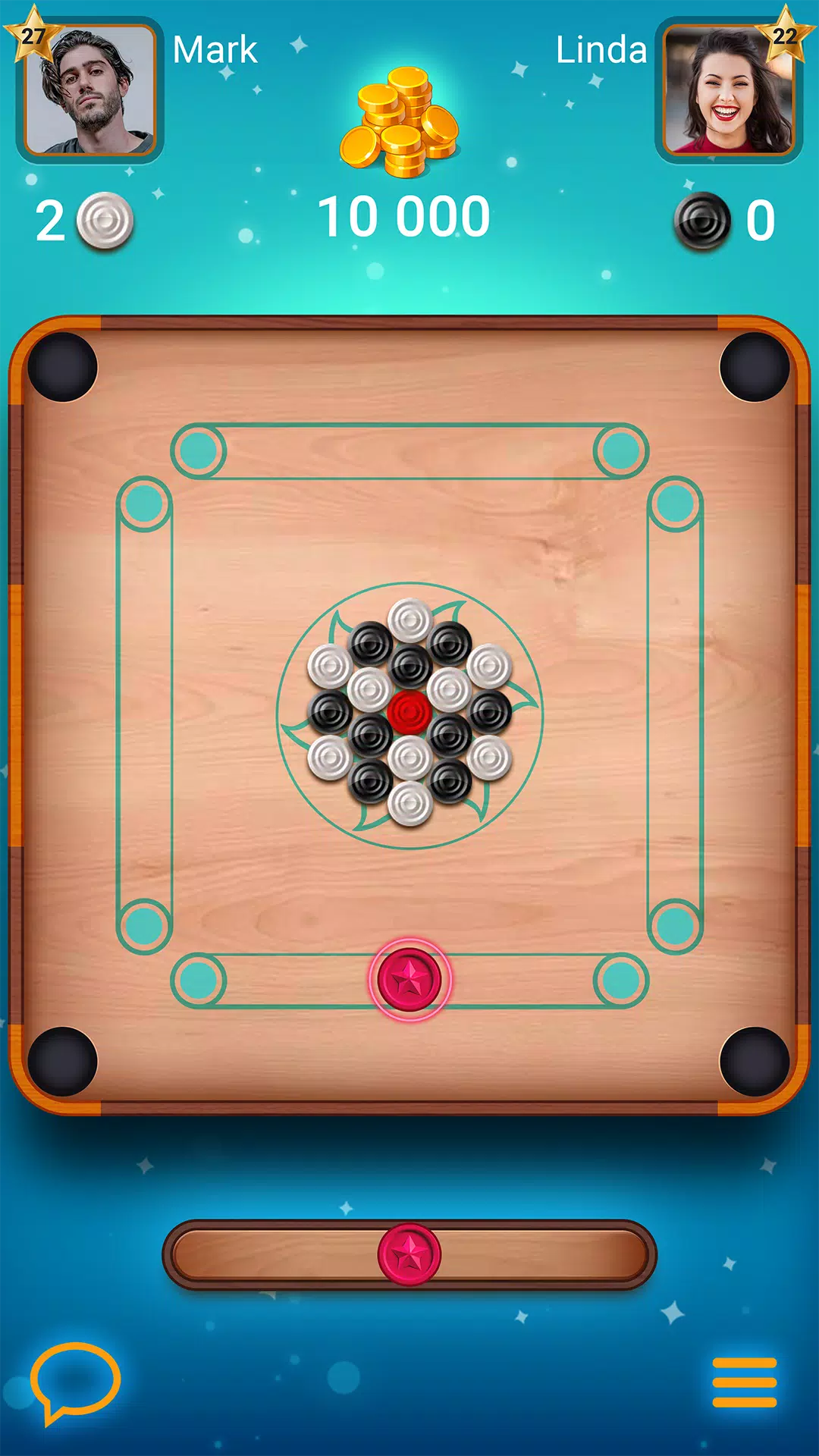 Carrom Lure - игра в бильярд Скриншот 2