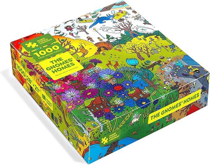 The Gnomes' Homes • 1000 Piece Jigsaw Puzzle from The Magic Puzzle Company • Series Three