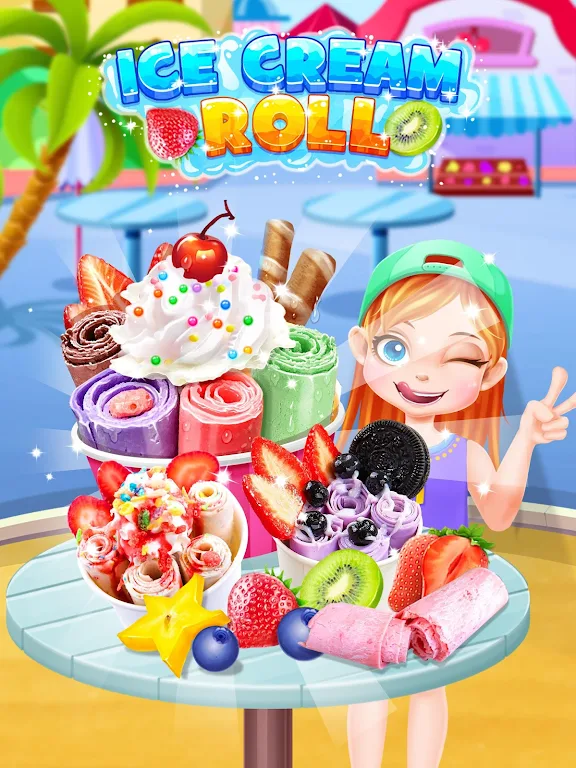 Frozen Ice Cream Roll Maker Captura de tela 0