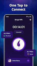 Brinjal VPN - Proxy & Secure Screenshot 2