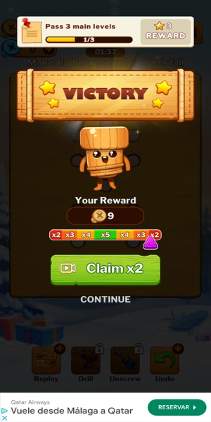 Jeu de Nuts en Bois : Dévissez le Puzzle