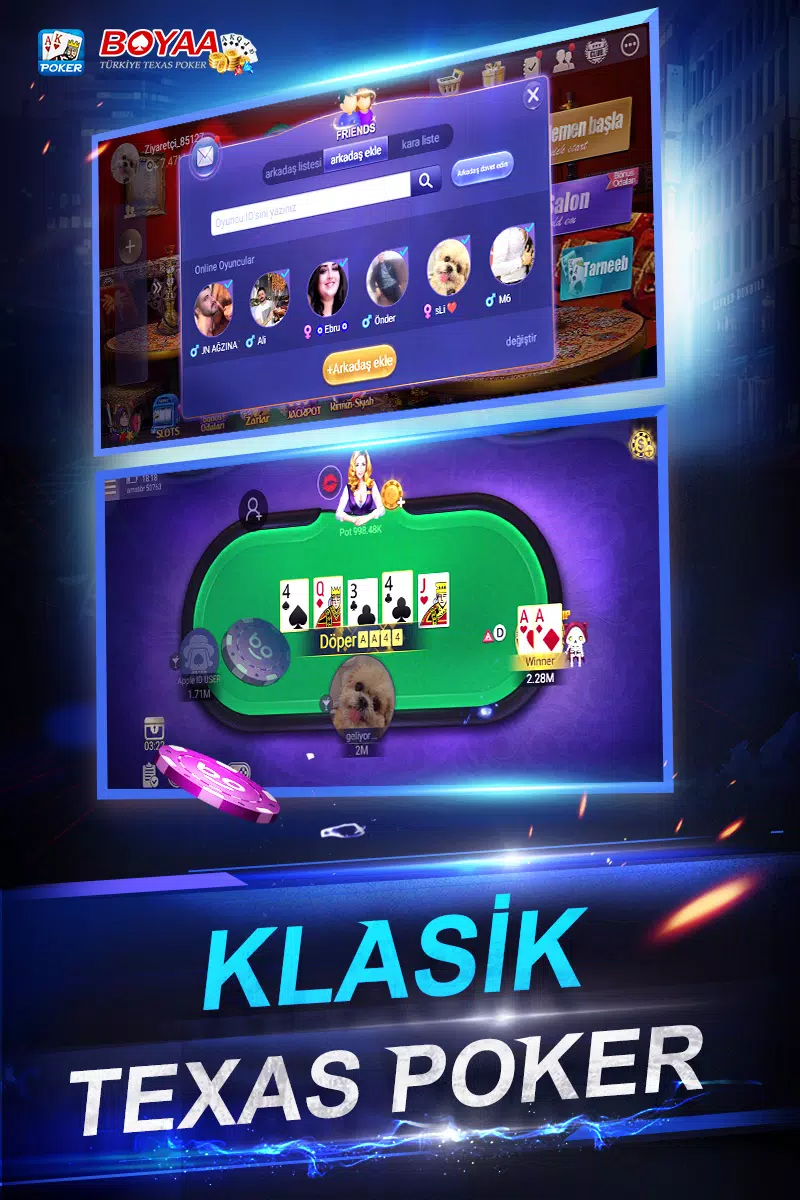 Türkiye Texas Poker स्क्रीनशॉट 3