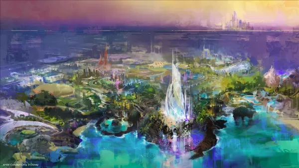 Concept Art of Disney's New Theme Park in Abu Dhabi