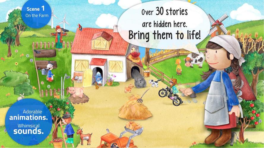 Toddler's App: Farm Animals Zrzut ekranu 1