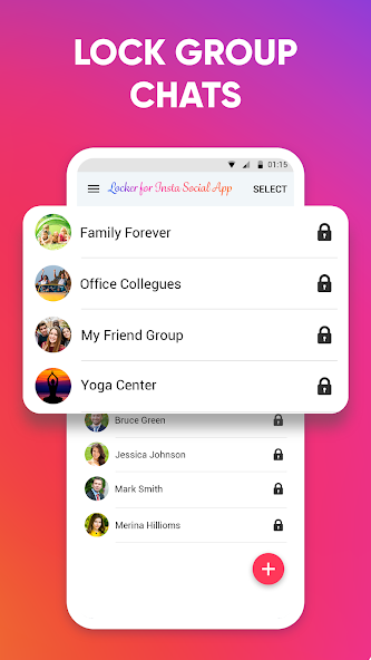 Locker for Insta Social App Mod Schermafbeelding 1