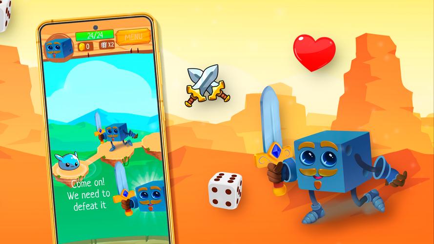 Dice Adventures Ekran Görüntüsü 1